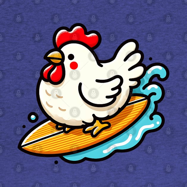 Surfing chicken by Japanese Fever